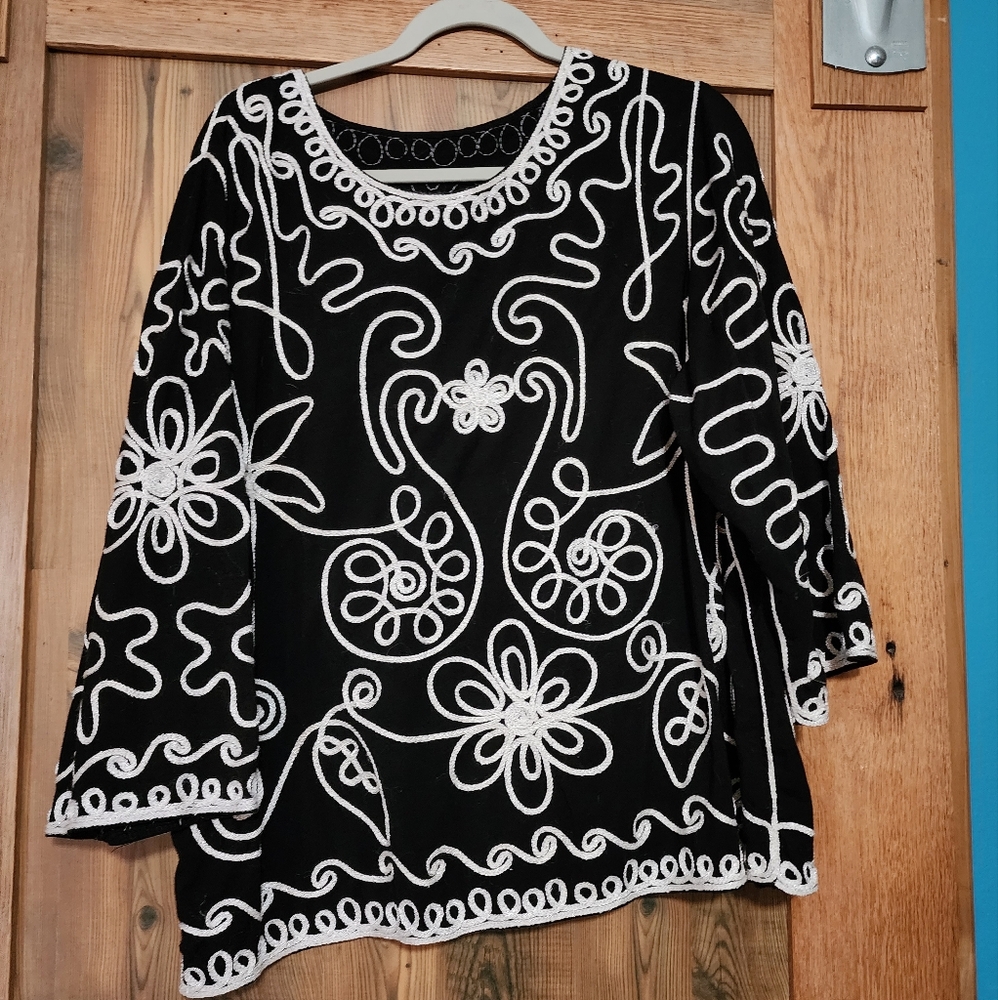 Black and White Tunic